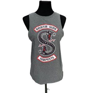 Riverdale‎ Southside Serpents  Gray Tank Top Medium